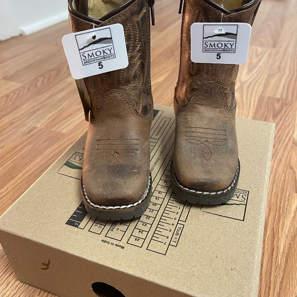 NWT Smoky Mountain Leather Boots Toddler SZ 5 - Picture 3 of 10